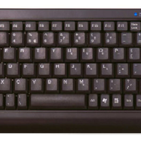 KeySonic ACK-595 C+ klawiatura Uniwersalne USB + PS/2 QWERTY Czarny