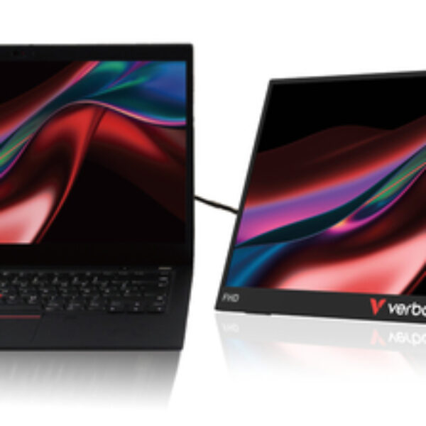 Verbatim Portable 15.6" FHD Touch Monitor LIGHT Przenośny monitor Czarny 39,6 cm (15.6") LCD 1920 x 1080 px