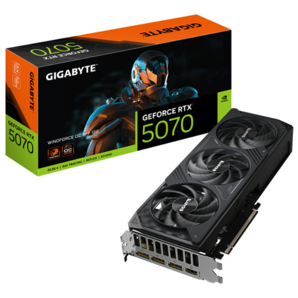 GIGABYTE GeForce RTX 5070 WINDFORCE OC SFF 12G NVIDIA 12 GB GDDR7