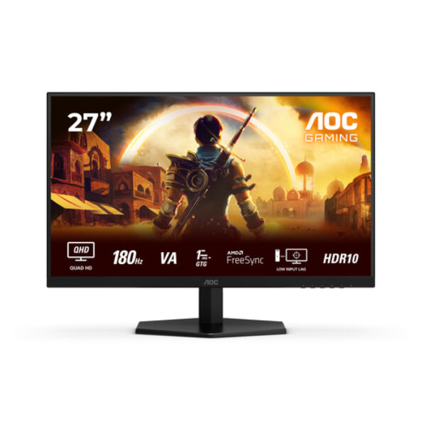 AOC G4 Q27G42XNE monitor komputerowy 68,6 cm (27") 2560 x 1440 px Quad HD LED Czarny, Czerwony