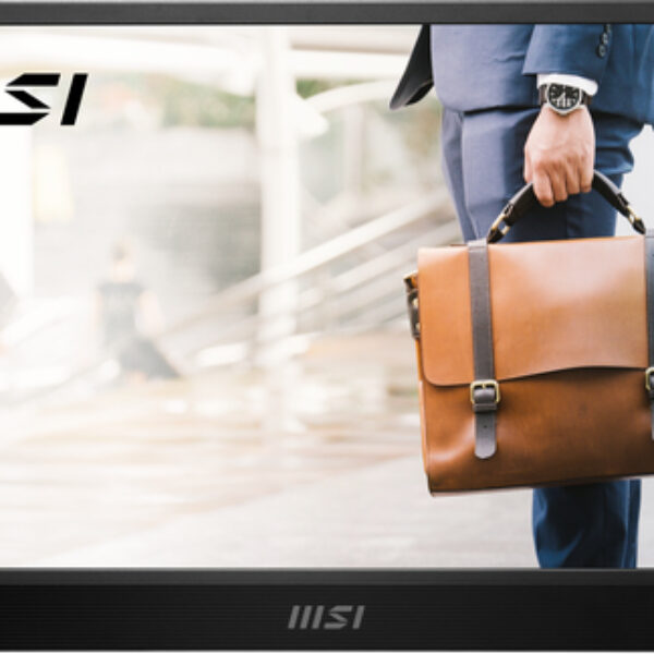 MSI PRO MP161 E2U przenośny telewizor / monitor Przenośny monitor Czarny 39,6 cm (15.6") LED 1920 x 1080 px
