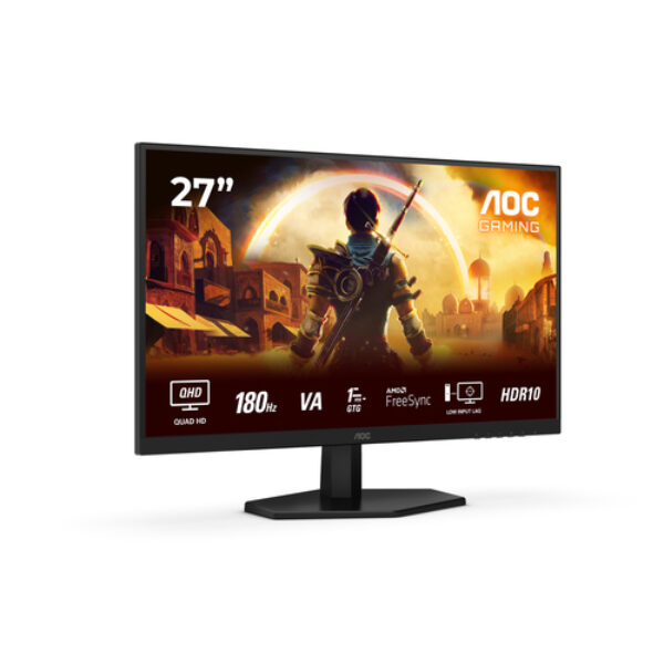 AOC G4 Q27G42XNE monitor komputerowy 68,6 cm (27") 2560 x 1440 px Quad HD LED Czarny, Czerwony