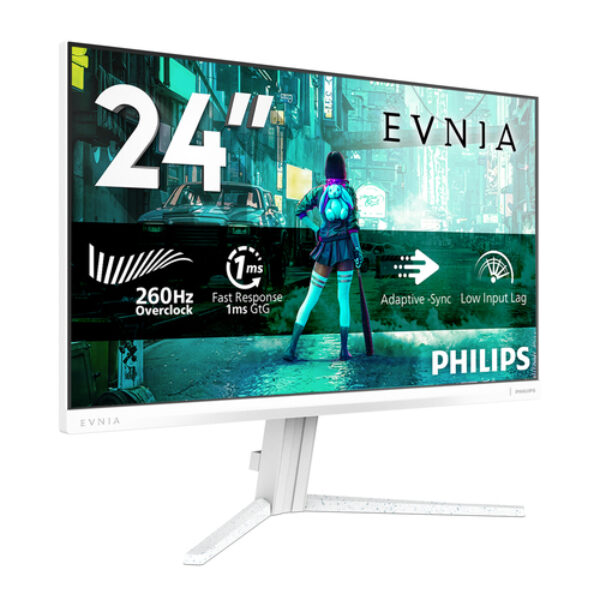 Philips 24M2N3201PL/00 monitor komputerowy 60,5 cm (23.8") 1920 x 1080 px Biały
