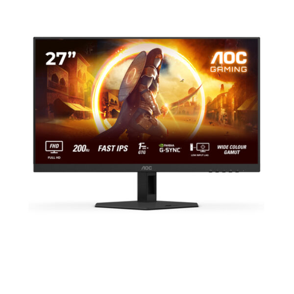 AOC G4 27G4HRE monitor komputerowy 68,6 cm (27") 1920 x 1080 px Full HD LED Czarny, Czerwony
