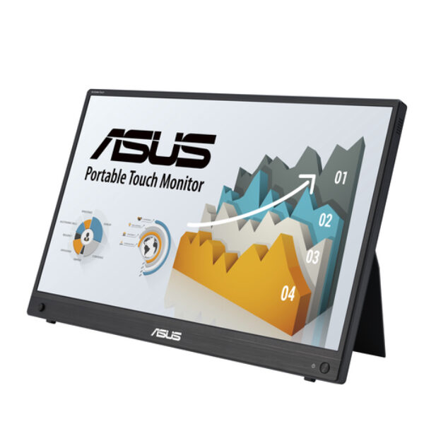 ASUS ZenScreen MB16AHT monitor komputerowy 39,6 cm (15.6") 1920 x 1080 px Full HD Ekran dotykowy Czarny