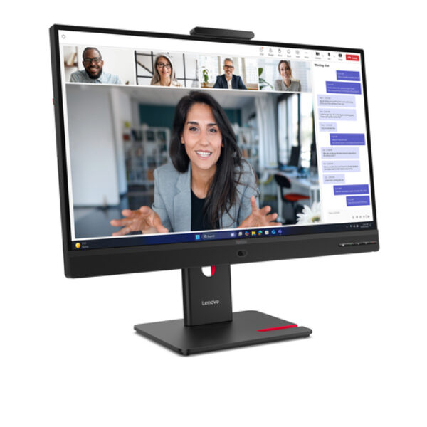 Lenovo ThinkVision T24-4v monitor komputerowy 60,5 cm (23.8") 1920 x 1080 px Full HD LCD Czarny