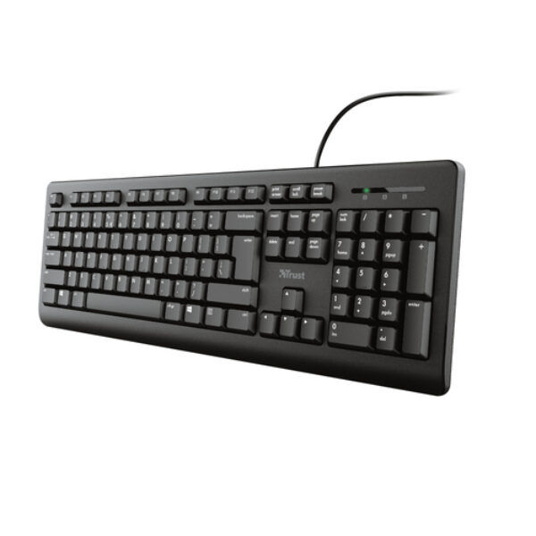 Trust Primo klawiatura Uniwersalne USB QWERTY US English Czarny