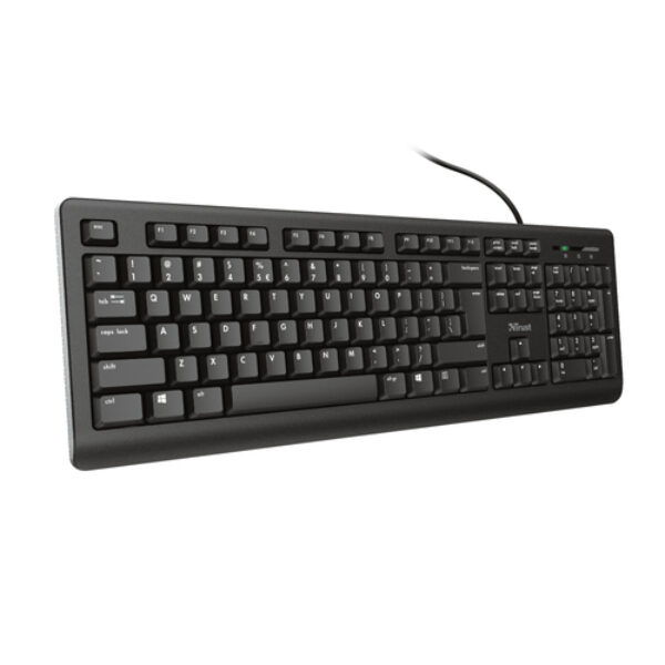 Trust Primo klawiatura Uniwersalne USB QWERTY US English Czarny