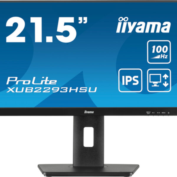 iiyama ProLite XUB2293HSU-B7 monitor komputerowy 54,6 cm (21.5") 1920 x 1080 px Full HD LED Czarny