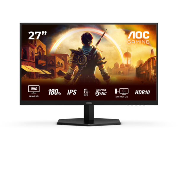 AOC G4 Q27G42XE monitor komputerowy 68,6 cm (27") 2560 x 1440 px Quad HD Czarny, Czerwony