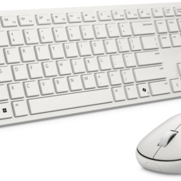 DELL Pro 5 KM526 klawiatura Dołączona myszka Dom/Biuro RF Wireless QWERTY Amerykański międzynarodowy Biały