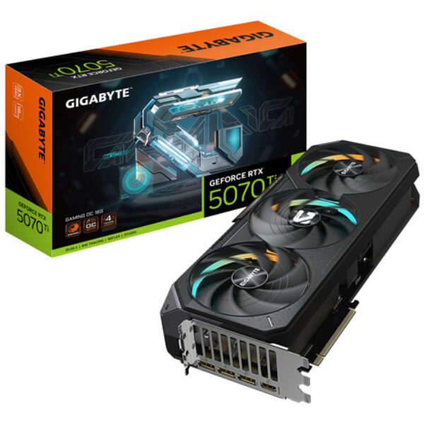 GIGABYTE GeForce RTX 5070 Ti GAMING OC 16G NVIDIA 16 GB GDDR7