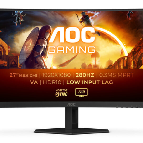 AOC G4 C27G4ZXE monitor komputerowy 68,6 cm (27") 1920 x 1080 px Full HD LED Czarny, Szary