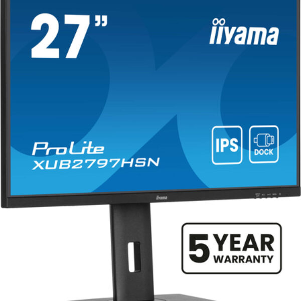 iiyama ProLite XUB2797HSN-B2 monitor komputerowy 68,6 cm (27") 1920 x 1080 px Full HD LED Czarny