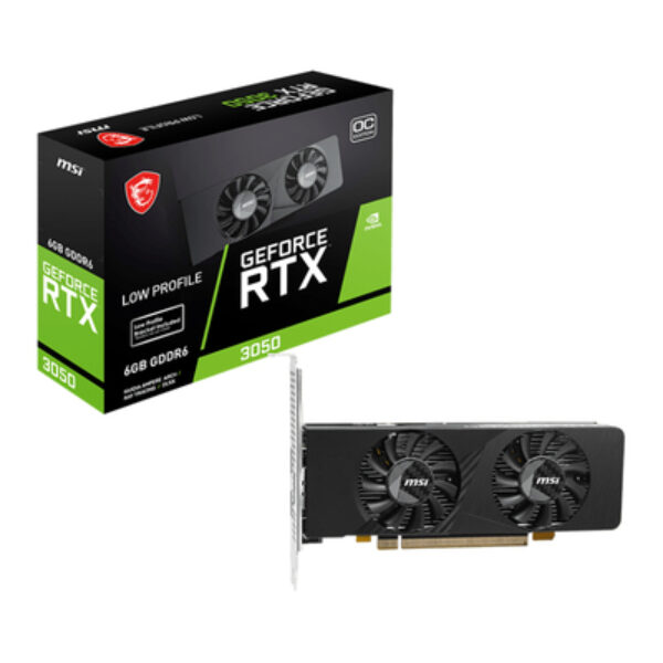 MSI GEFORCE RTX 3050 LP E 6G OC karta graficzna NVIDIA 6 GB GDDR6