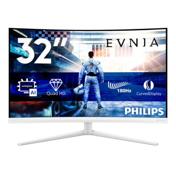Philips Evnia 5000 32M2C5501/00 monitor komputerowy 80 cm (31.5") 2560 x 1440 px Quad HD LCD Biały