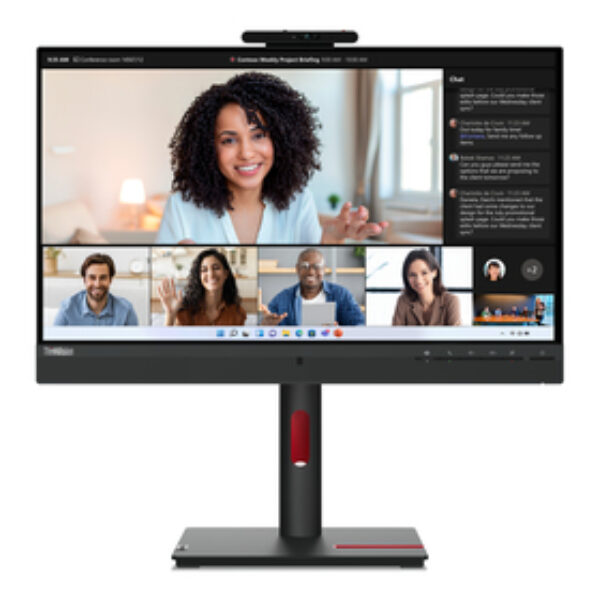 Lenovo ThinkVision T24mv-30 monitor komputerowy 60,5 cm (23.8") 1920 x 1080 px Full HD LED Czarny