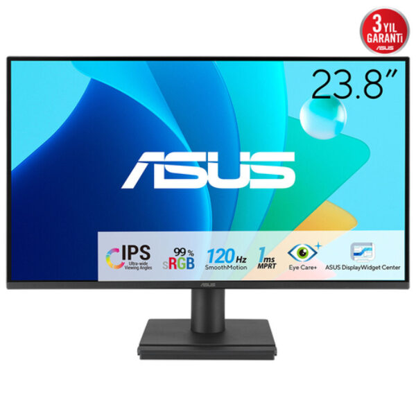 ASUS VA249HG monitor komputerowy 60,5 cm (23.8") 1920 x 1080 px Full HD LCD Czarny