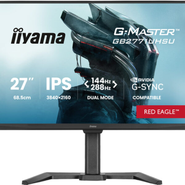 iiyama G-MASTER GB2771UHSU-B1 monitor komputerowy 68,6 cm (27") 3840 x 2160 px 4K Ultra HD LED Czarny