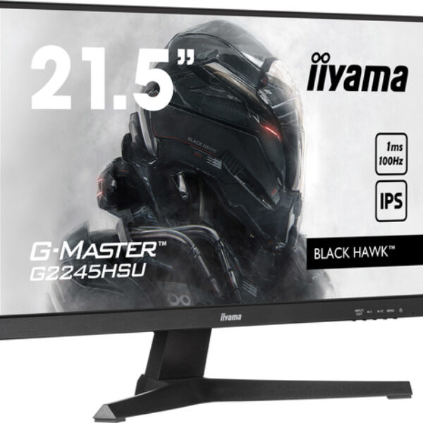 iiyama G-MASTER G2245HSU-B2 monitor komputerowy 54,6 cm (21.5") 1920 x 1080 px Full HD LED Czarny
