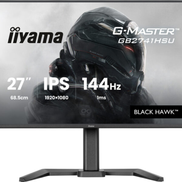 iiyama G-MASTER GB2741HSU-B1 monitor komputerowy 68,6 cm (27") 1920 x 1080 px Full HD LED Czarny
