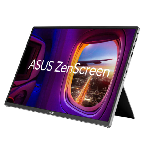 ASUS ZenScreen OLED MQ16FC monitor komputerowy 40,6 cm (16") 1920 x 1200 px WUXGA Srebrny