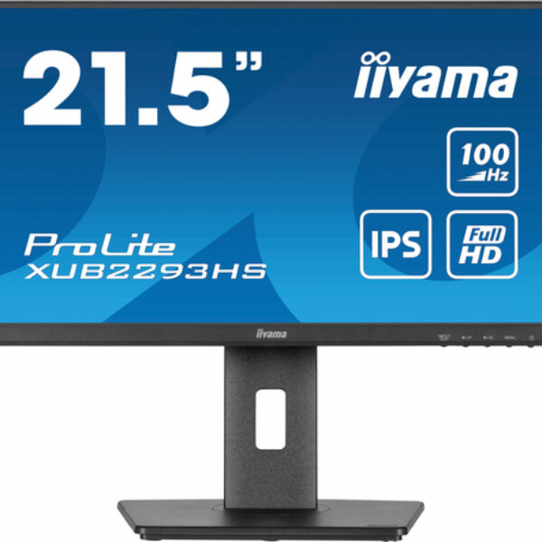iiyama ProLite XUB2293HS-B6 monitor komputerowy 54,6 cm (21.5") 1920 x 1080 px Full HD LED Czarny