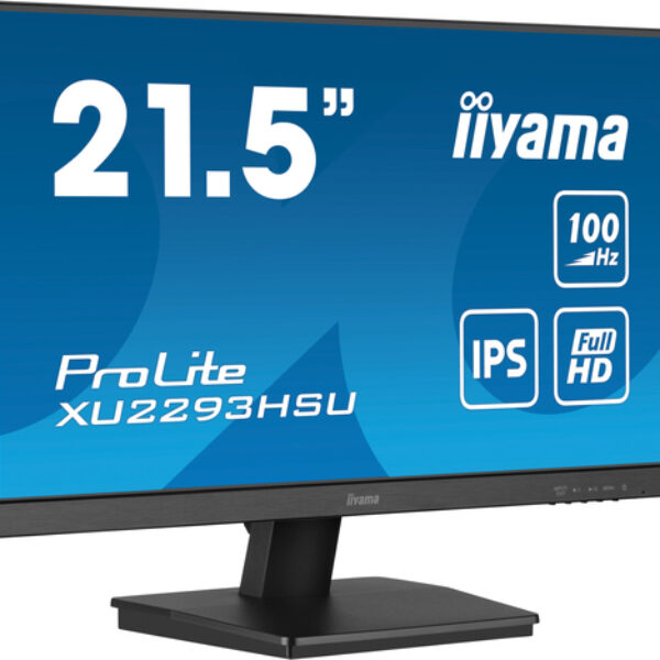iiyama ProLite XU2293HSU-B7 monitor komputerowy 54,6 cm (21.5") 1920 x 1080 px Full HD LED Czarny