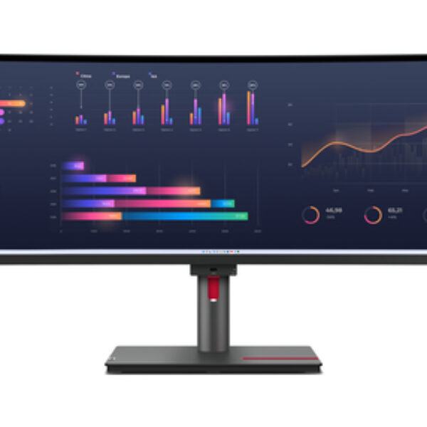 Lenovo ThinkVision P49w-30 monitor komputerowy 124,5 cm (49") 5120 x 1440 px Dual WQHD LED Czarny