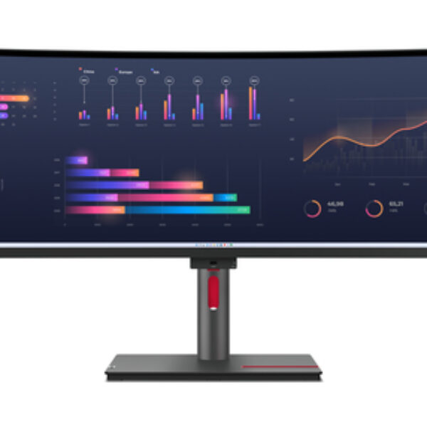 Lenovo ThinkVision P49w-30 monitor komputerowy 124,5 cm (49") 5120 x 1440 px Dual WQHD LED Czarny