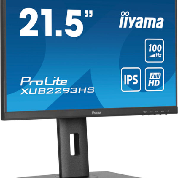 iiyama ProLite XUB2293HS-B6 monitor komputerowy 54,6 cm (21.5") 1920 x 1080 px Full HD LED Czarny