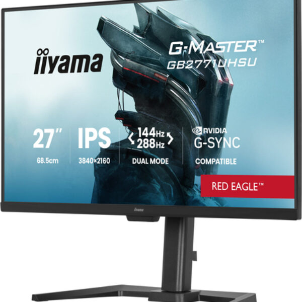 iiyama G-MASTER GB2771UHSU-B1 monitor komputerowy 68,6 cm (27") 3840 x 2160 px 4K Ultra HD LED Czarny