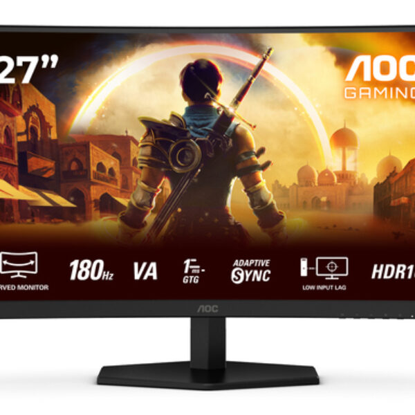 AOC G4 C27G42E monitor komputerowy 68,6 cm (27") 1920 x 1080 px Full HD LED Czarny, Czerwony