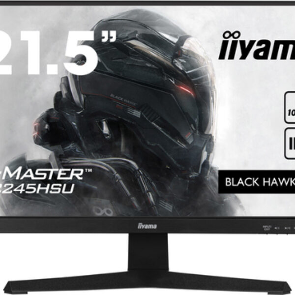 iiyama G-MASTER G2245HSU-B2 monitor komputerowy 54,6 cm (21.5") 1920 x 1080 px Full HD LED Czarny