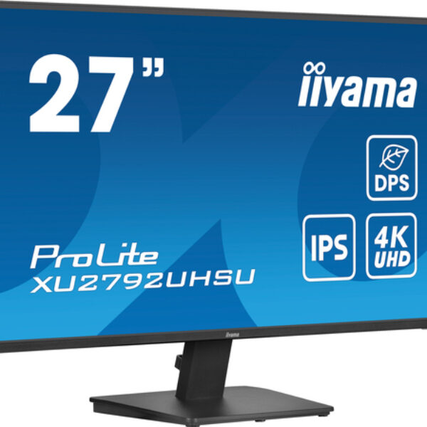 iiyama ProLite XU2792UHSU-B6 monitor komputerowy 68,6 cm (27") 3840 x 2160 px 4K Ultra HD LED Czarny