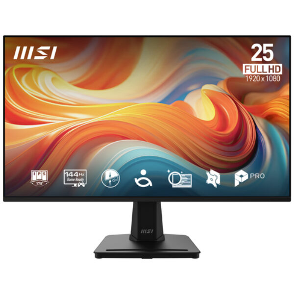 MSI Pro MP251 E14L monitor komputerowy 62,2 cm (24.5") 1920 x 1080 px Full HD Czarny