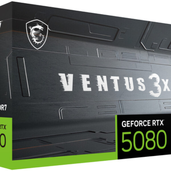 MSI VENTUS GeForce RTX5080 16G 3X OC NVIDIA GeForce RTX 5080 16 GB GDDR7