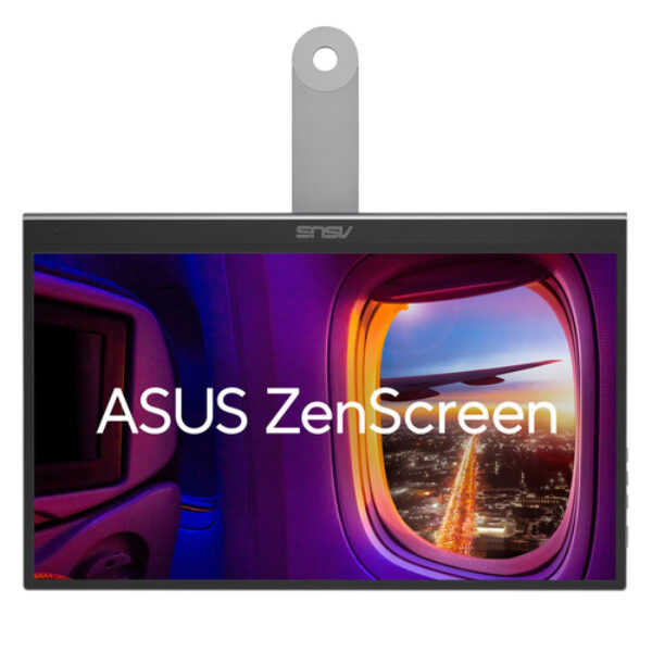 ASUS ZenScreen MQ16AHE monitor komputerowy 39,6 cm (15.6") 1920 x 1080 px Full HD OLED Srebrny