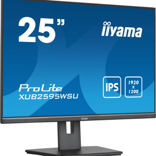 iiyama ProLite XUB2595WSU-B5 monitor komputerowy 63,5 cm (25") 1920 x 1200 px WUXGA LED Czarny