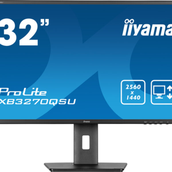 iiyama ProLite XB3270QSU-B1 monitor komputerowy 80 cm (31.5") 2560 x 1440 px Quad HD LED Czarny