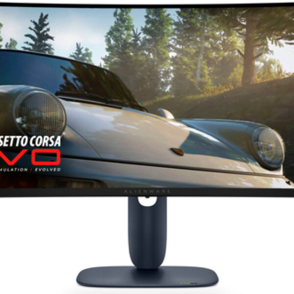 Alienware AW3425DW monitor komputerowy 86,4 cm (34") 3440 x 1440 px Wide Quad HD QD-OLED Niebieski