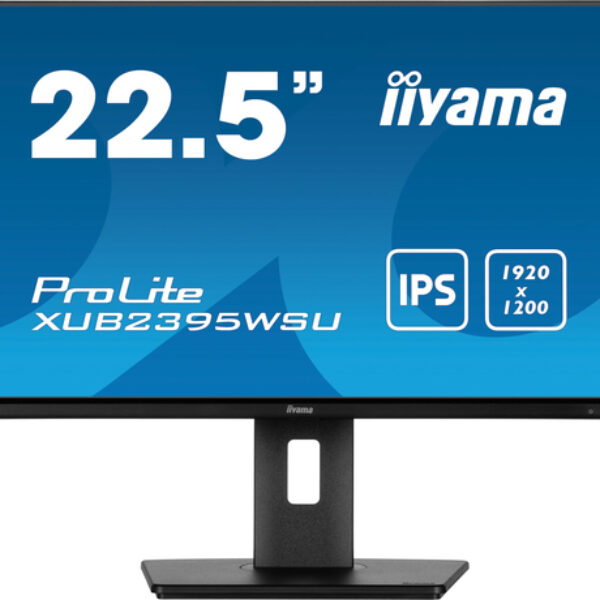 iiyama ProLite XUB2395WSU-B5 monitor komputerowy 57,1 cm (22.5") 1920 x 1200 px WUXGA LED Czarny