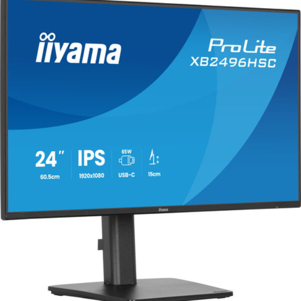 iiyama ProLite XB2496HSC-B1 monitor komputerowy 60,5 cm (23.8") 1920 x 1080 px Full HD LED Czarny