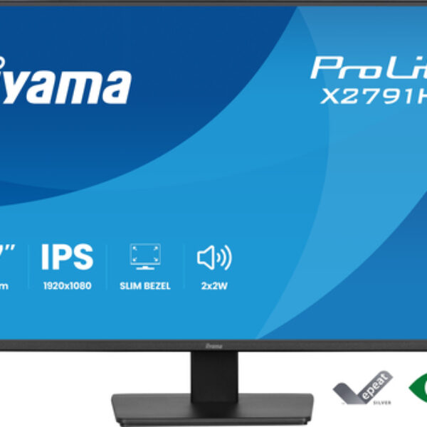 iiyama ProLite X2791HS-B1 monitor komputerowy 68,6 cm (27") 1920 x 1080 px Full HD LED Czarny