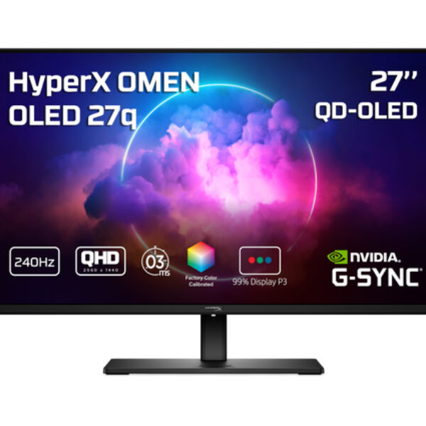 HP STORE 3PL monitor komputerowy 68,6 cm (27") Quad HD OLED Czarny
