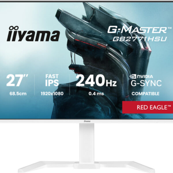 iiyama G-MASTER GB2771HSU-W1 monitor komputerowy 68,6 cm (27") 1920 x 1080 px Full HD LCD Biały