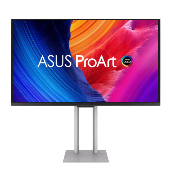 ASUS ProArt OLED PA27UCDMR monitor komputerowy 67,3 cm (26.5") 3840 x 2160 px 4K Ultra HD LED Srebrny