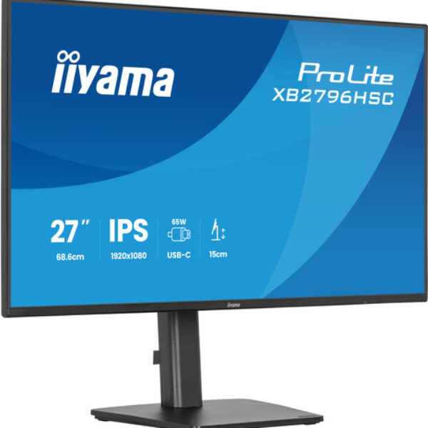 iiyama ProLite XB2796HSC-B1 monitor komputerowy 68,6 cm (27") 1920 x 1080 px Full HD LED Czarny