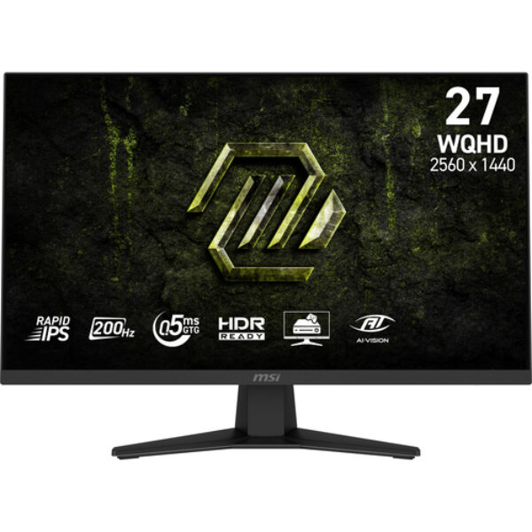 MSI MAG 274QF E20 monitor komputerowy 68,6 cm (27") 2560 x 1440 px Wide Quad HD LCD Czarny