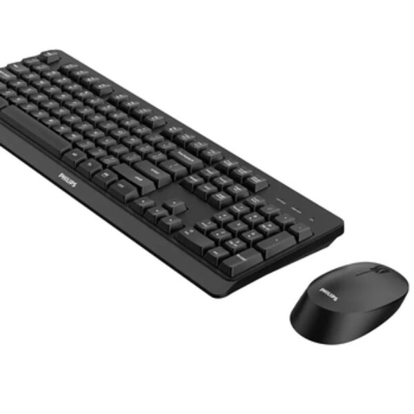 Philips 3000 series SPT6307BL/00 klawiatura Dołączona myszka Biuro RF Wireless Czarny